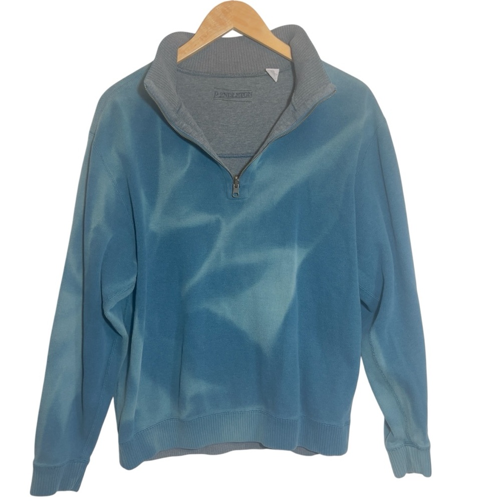Pendleton 1/4 Zip Pullover Tie Dye Sweater SZ Medium